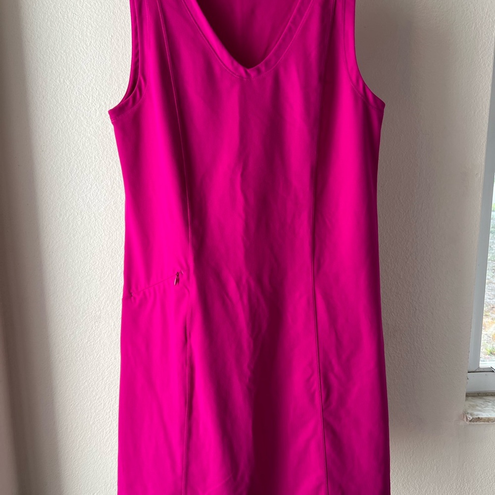 Toad&Co Fuchsia Tech Tomboy Dress